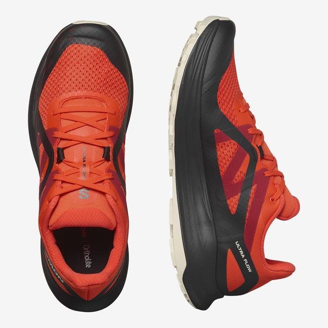 Salomon 475254 Ultra Flow Cherry Tomato/Black/Almond Milk Erkek Outdoor Ayakkabı