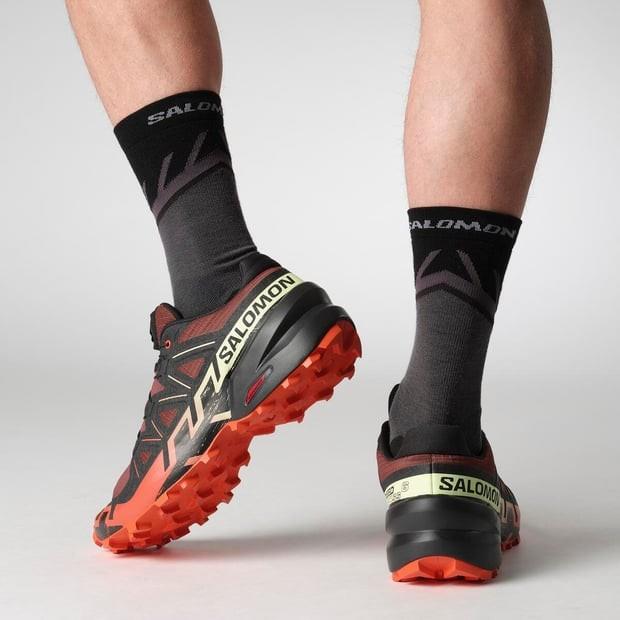 Salomon 475815 Speedcross 6 Rum Raisin/Cherry Tomato/Cognac Erkek Outdoor Ayakkabı