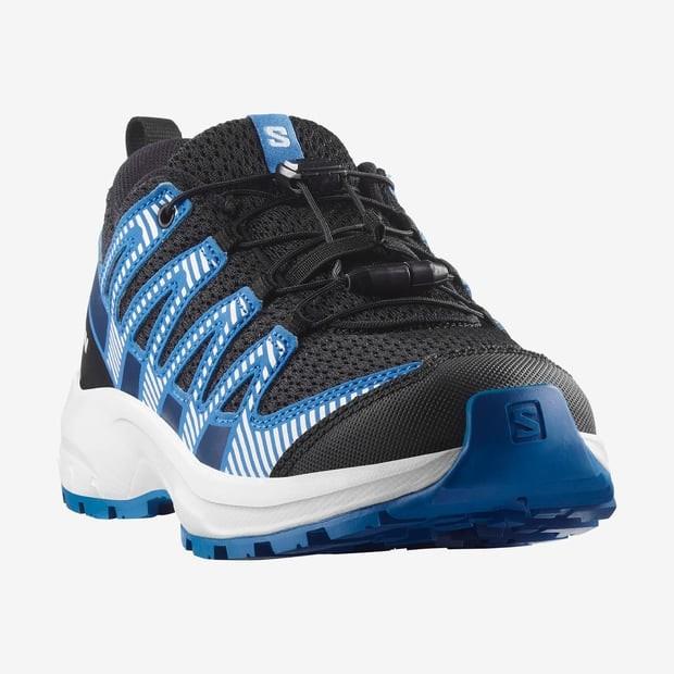 Salomon 477300 Xa Pro V8 J Black/White/French Blue Kadın Outdoor Ayakkabı