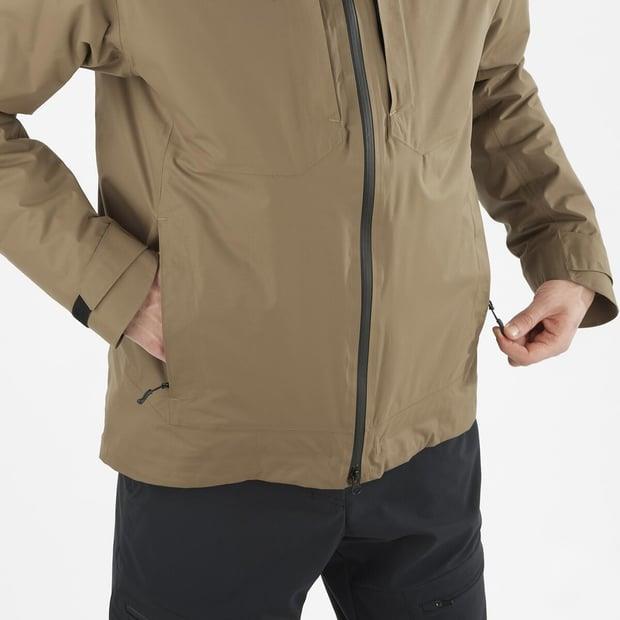Salomon LC2353100 Patroller 3IN1 Down JKT M Shitake Erkek Outdoor Ceket