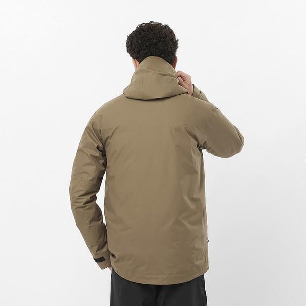 Salomon LC2353100 Patroller 3IN1 Down JKT M Shitake Erkek Outdoor Ceket