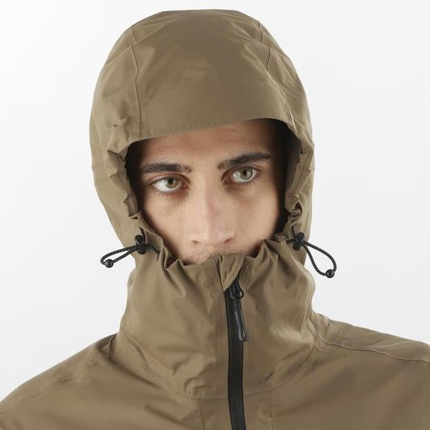 Salomon LC2353100 Patroller 3IN1 Down JKT M Shitake Erkek Outdoor Ceket