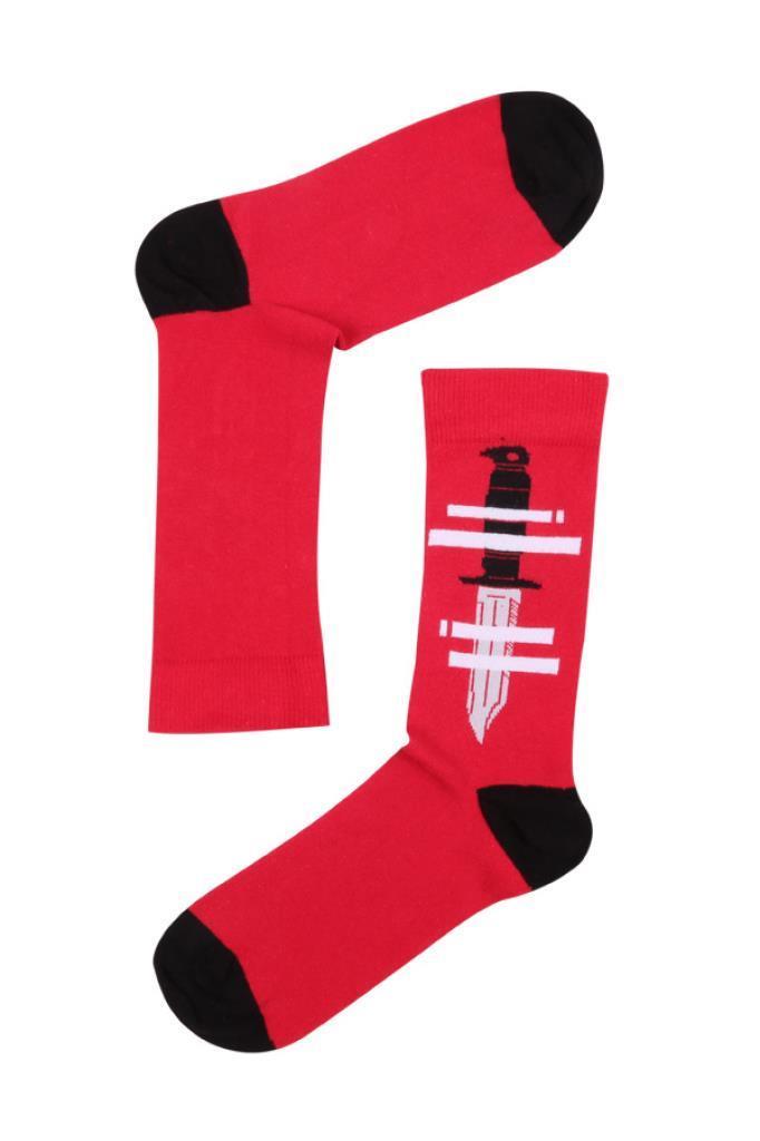 Socks Company Kırmızı Dagge Erkek Çorap