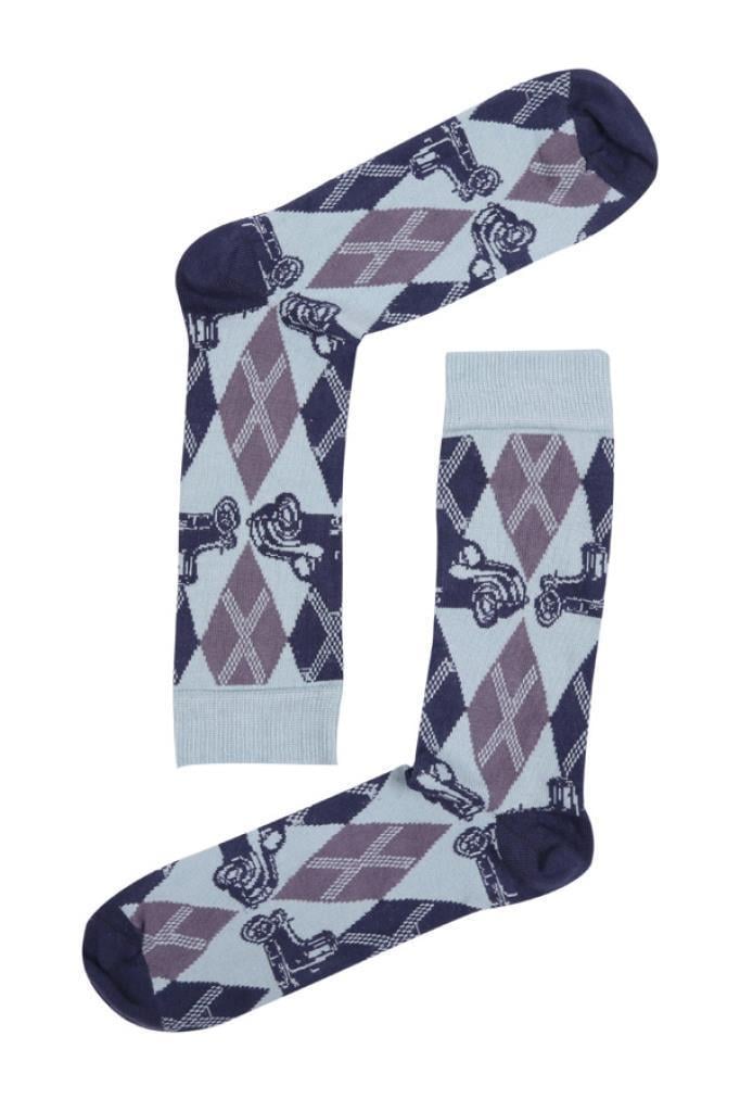 Socks Company Laci-Araba Desenli Erkek Çorap