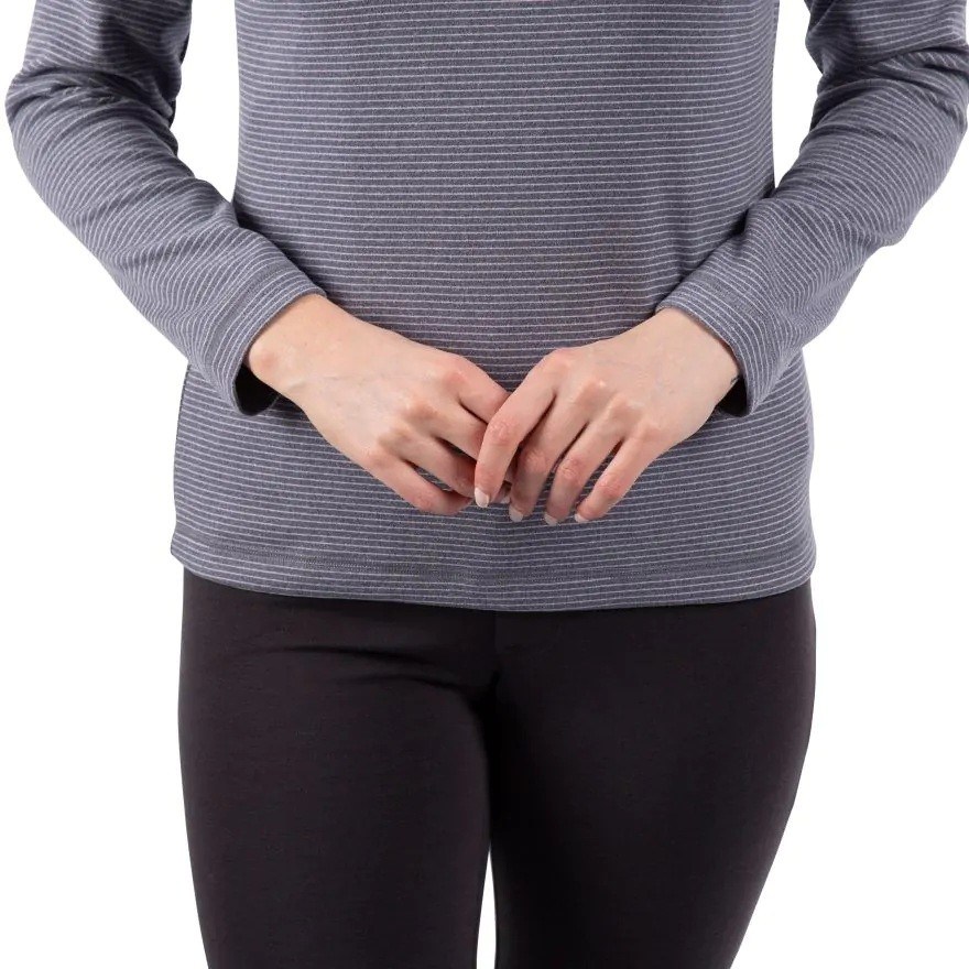 Trespass FATOLSTR0032 Olga Female Casual Top Denim Blue Marl Kadın Polar