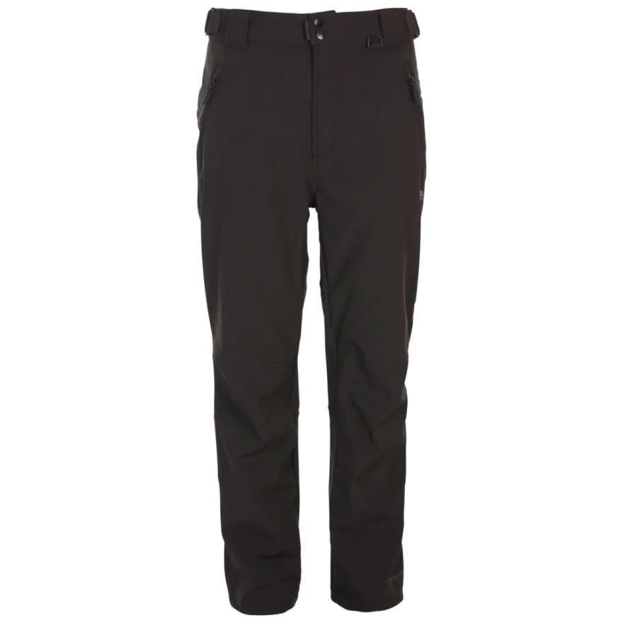 Trespass MABTRAD20002 HEMIC - MALE S/SHELL PANT Black Erkek Outdoor Pantolon
