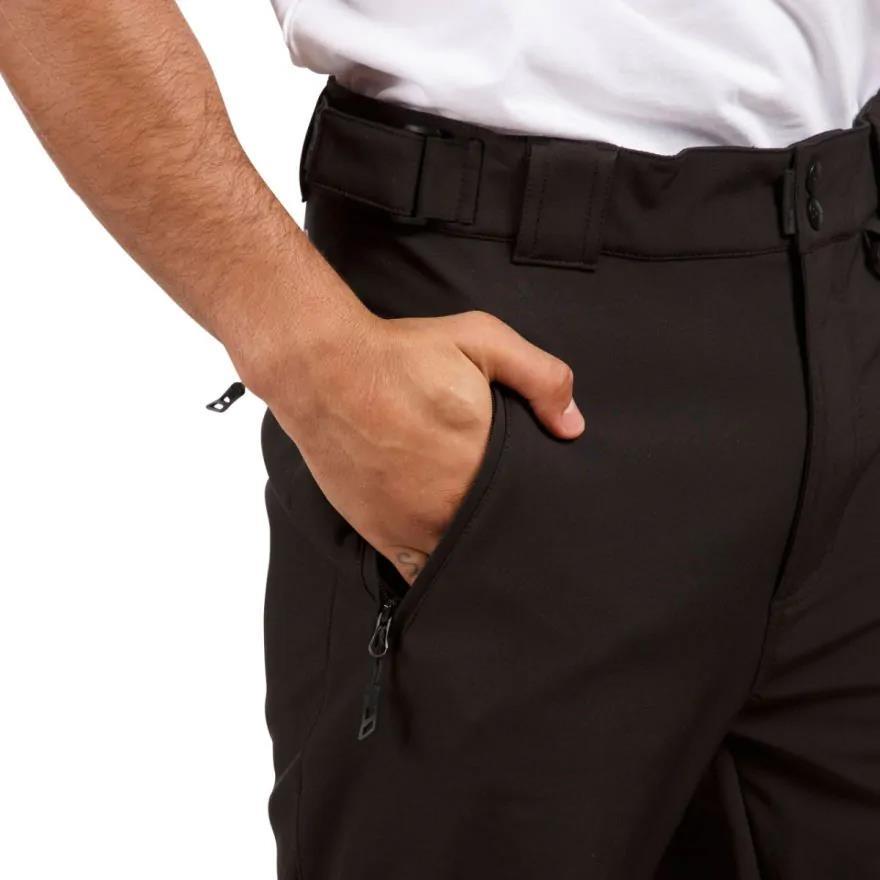 Trespass MABTRAD20002 HEMIC - MALE S/SHELL PANT Black Erkek Outdoor Pantolon