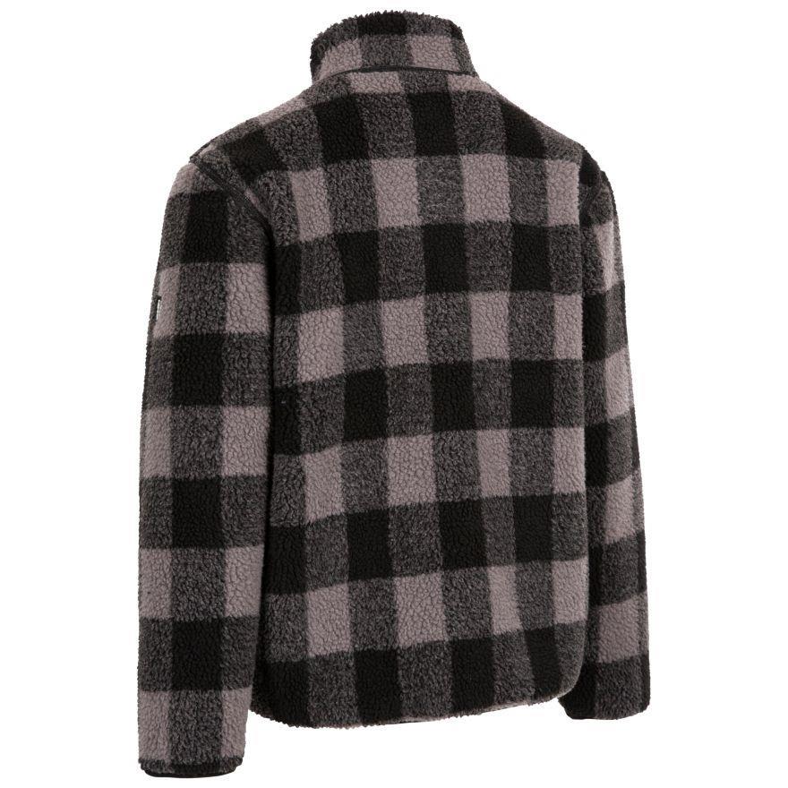 Trespass MAFLFLTR0063 Tatsfield Male Fleece AT400 Black Erkek Outdoor Polar