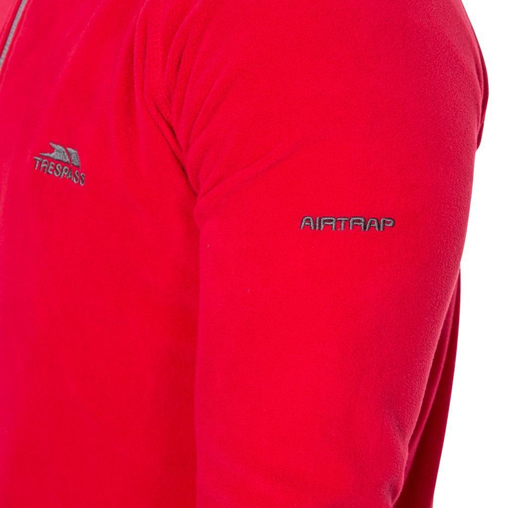 Trespass MAFLMFN10001 Blackford Male Microfleece AT100 Red Erkek Polar