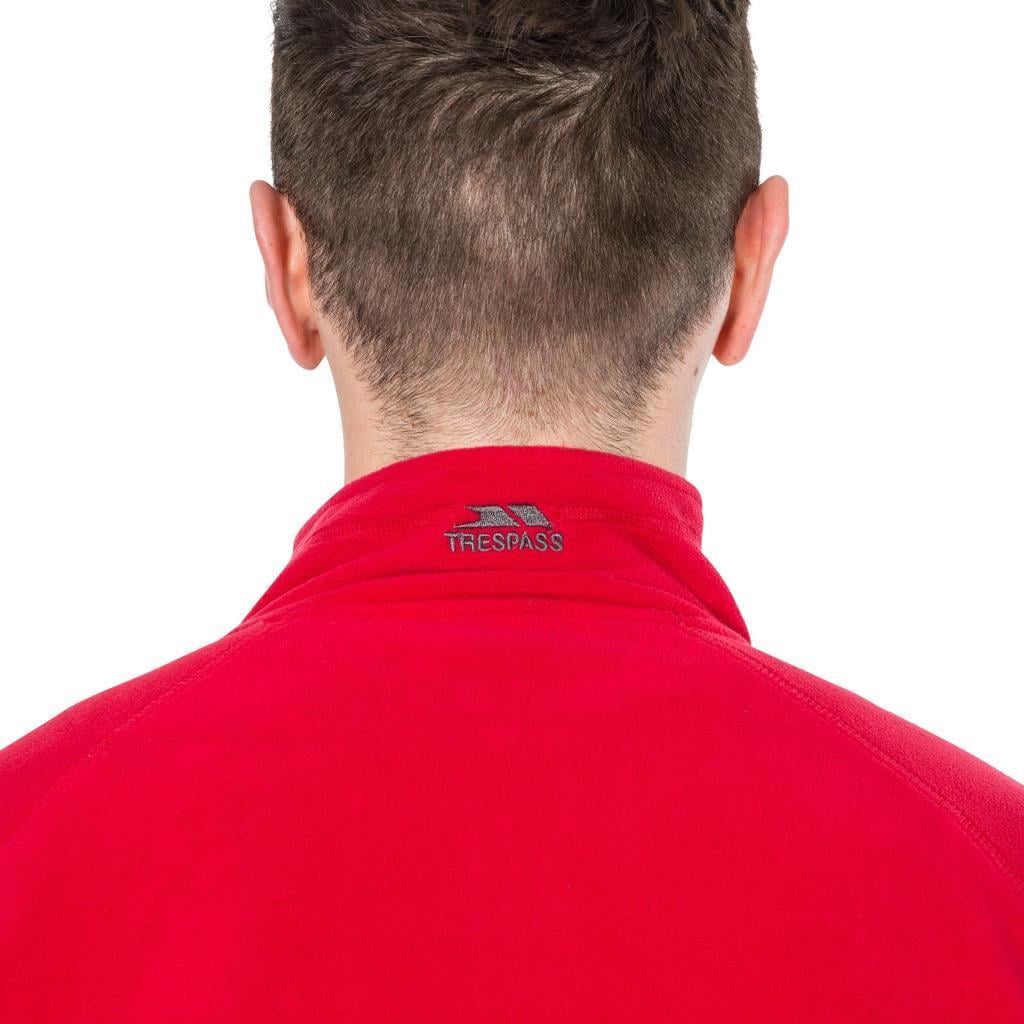 Trespass MAFLMFN10001 Blackford Male Microfleece AT100 Red Erkek Polar
