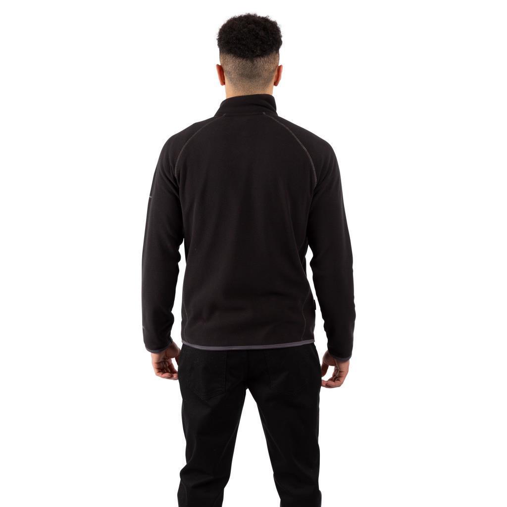 Trespass MAFLMFTR0004 Faxfleet Male Fleece AT100 Black Erkek Polar