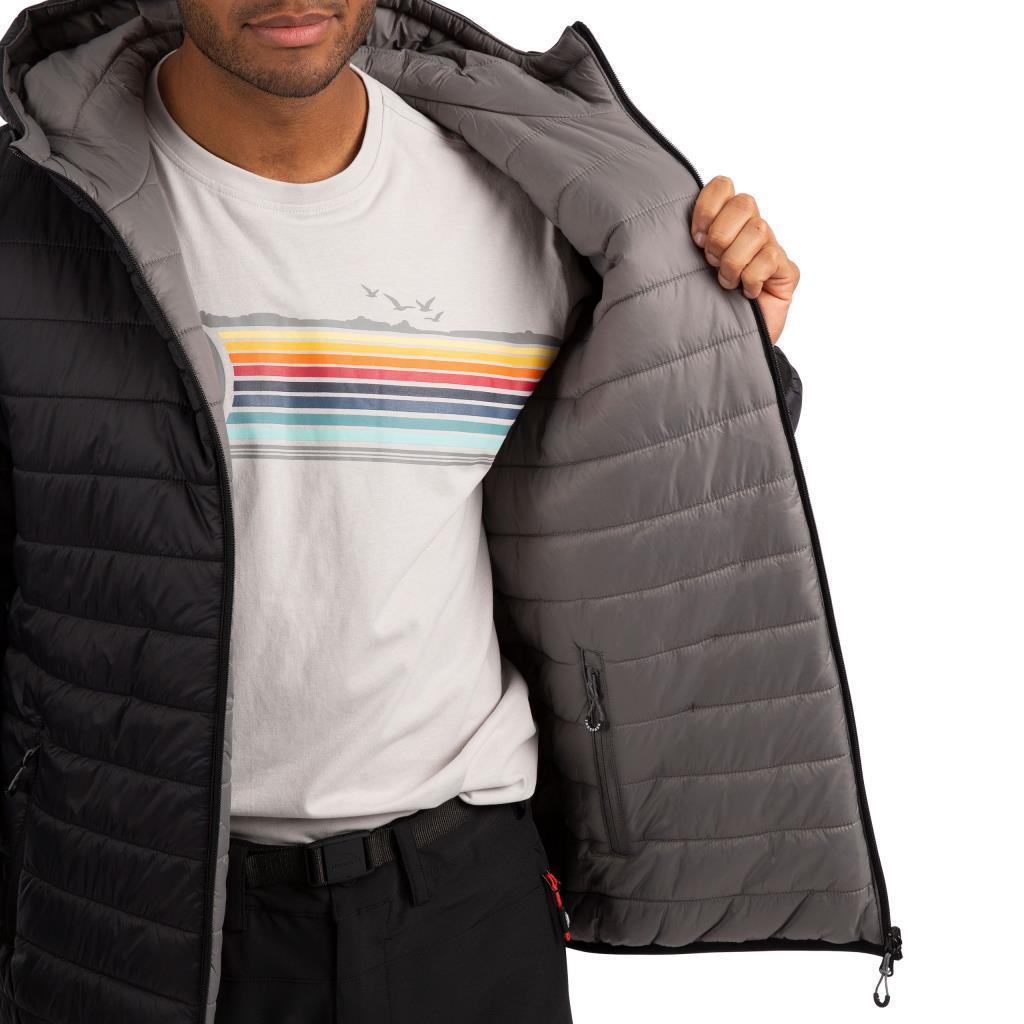 Trespass MAJKCATR0025 Senby Male Reversible Black Erkek Outdoor Ceket