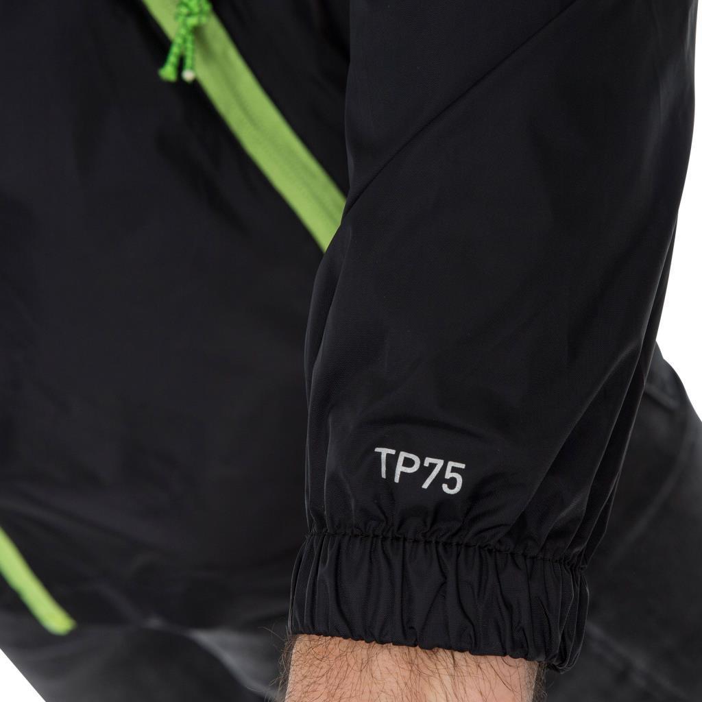 Trespass UAJKRATR0001 Qikpac X TP75 Black Erkek Yağmurluk
