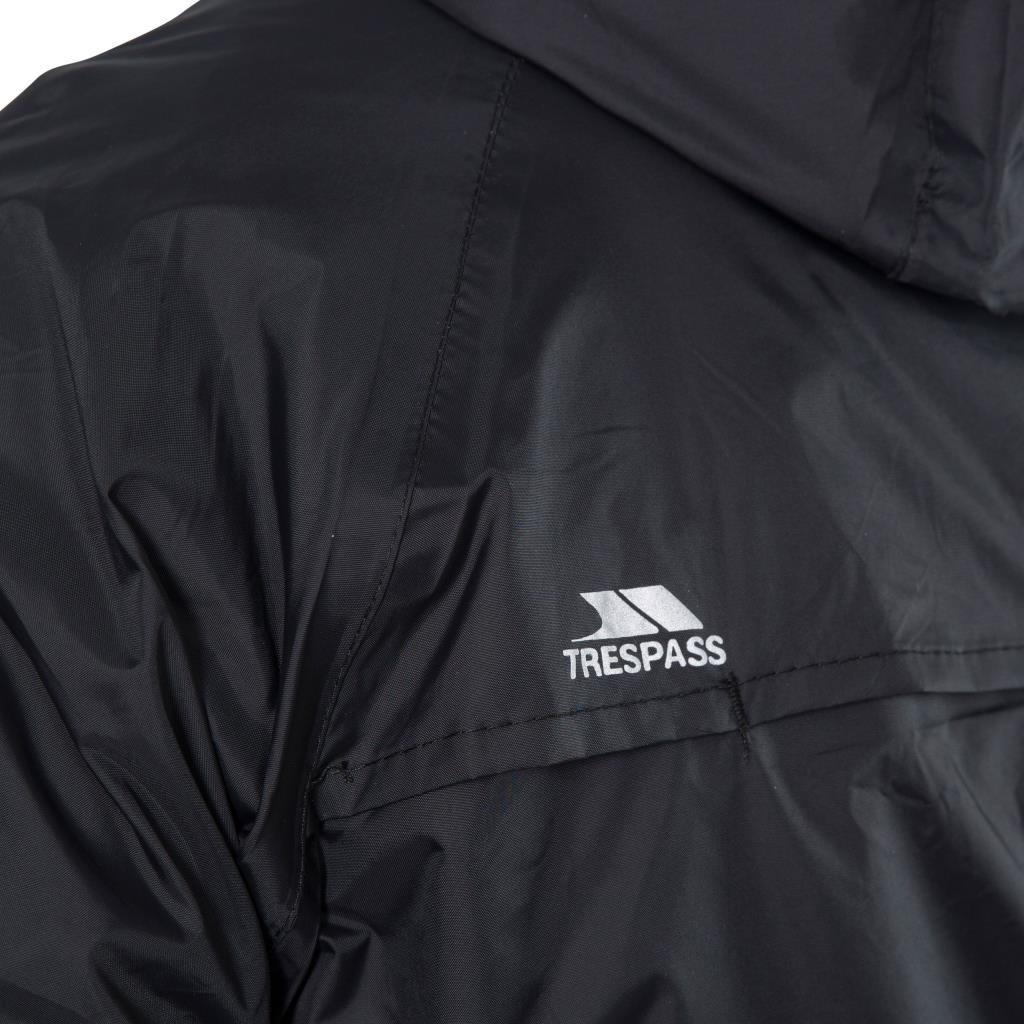 Trespass UAJKRATR0001 Qikpac X TP75 Black Erkek Yağmurluk
