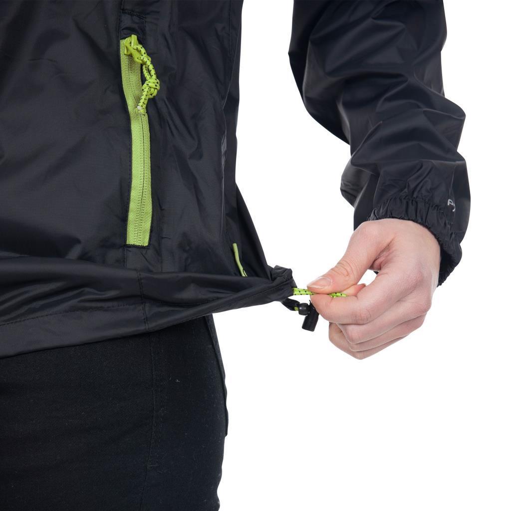Trespass UAJKRATR0001 Qikpac X TP75 Black Erkek Yağmurluk