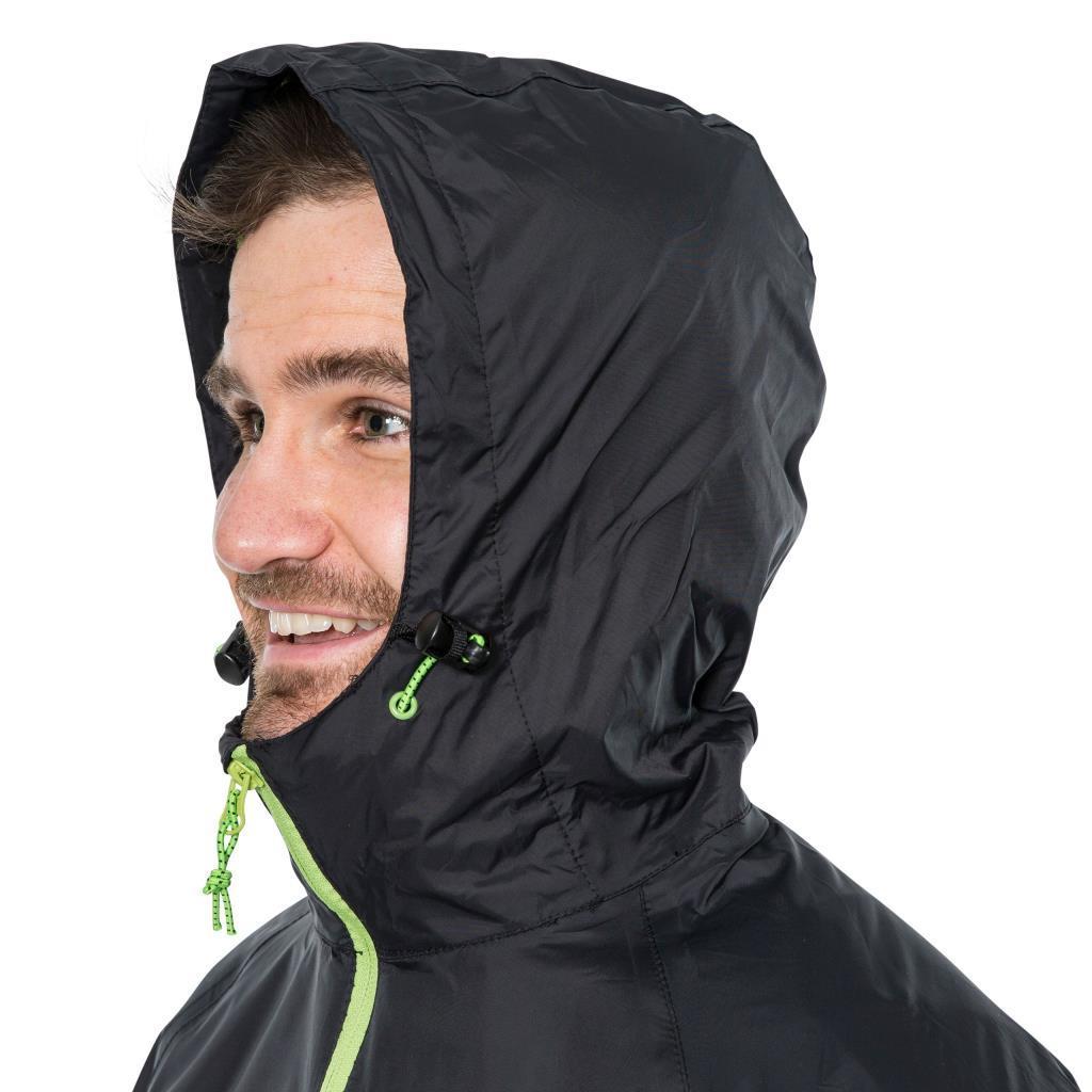 Trespass UAJKRATR0001 Qikpac X TP75 Black Erkek Yağmurluk