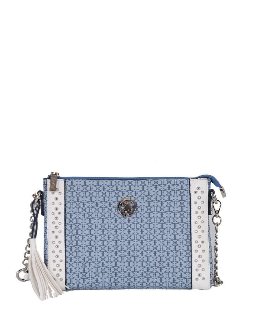 U.S Polo US19141 Mavi-Beyaz Kadın Çanta