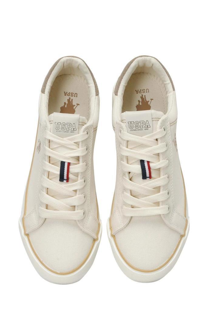 U.S Polo Assn 101532565 Rachel 4fx Bej Kadın Spor Ayakkabı