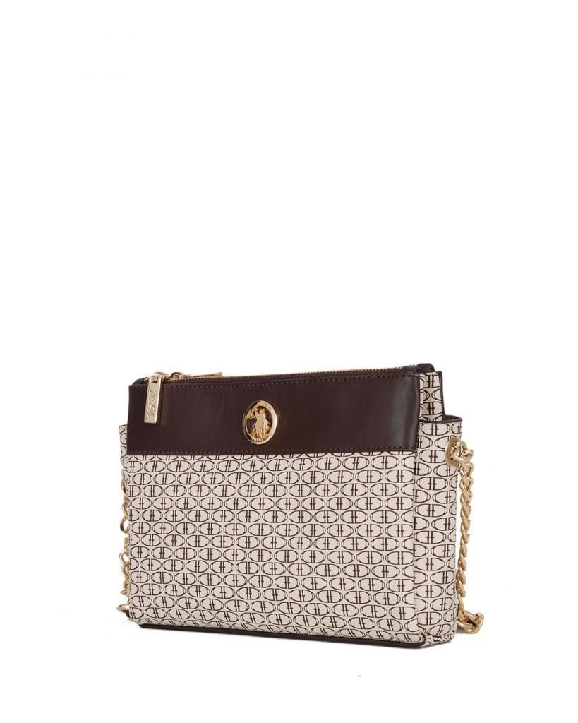 U.S Polo US19102 Bej-Kahve Kadın Çanta