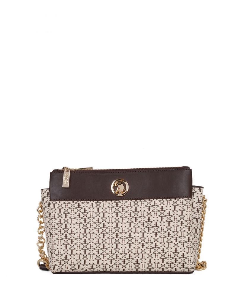 U.S Polo US19102 Bej-Kahve Kadın Çanta