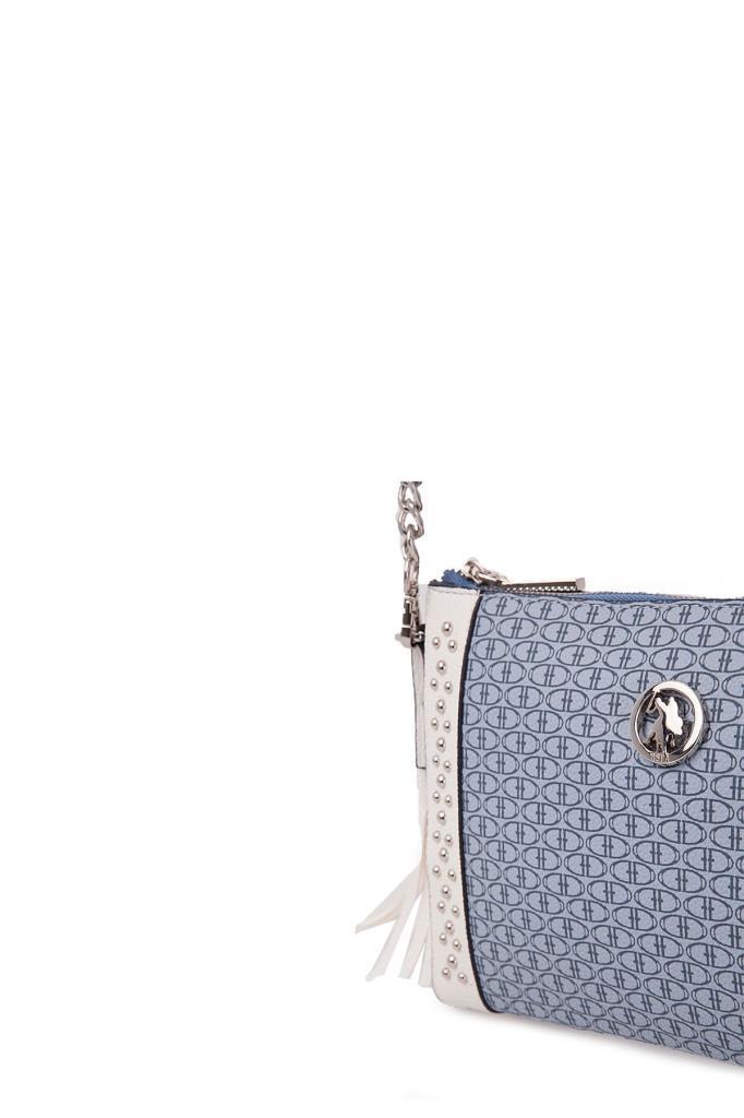 U.S Polo US19141 Mavi-Beyaz Kadın Çanta