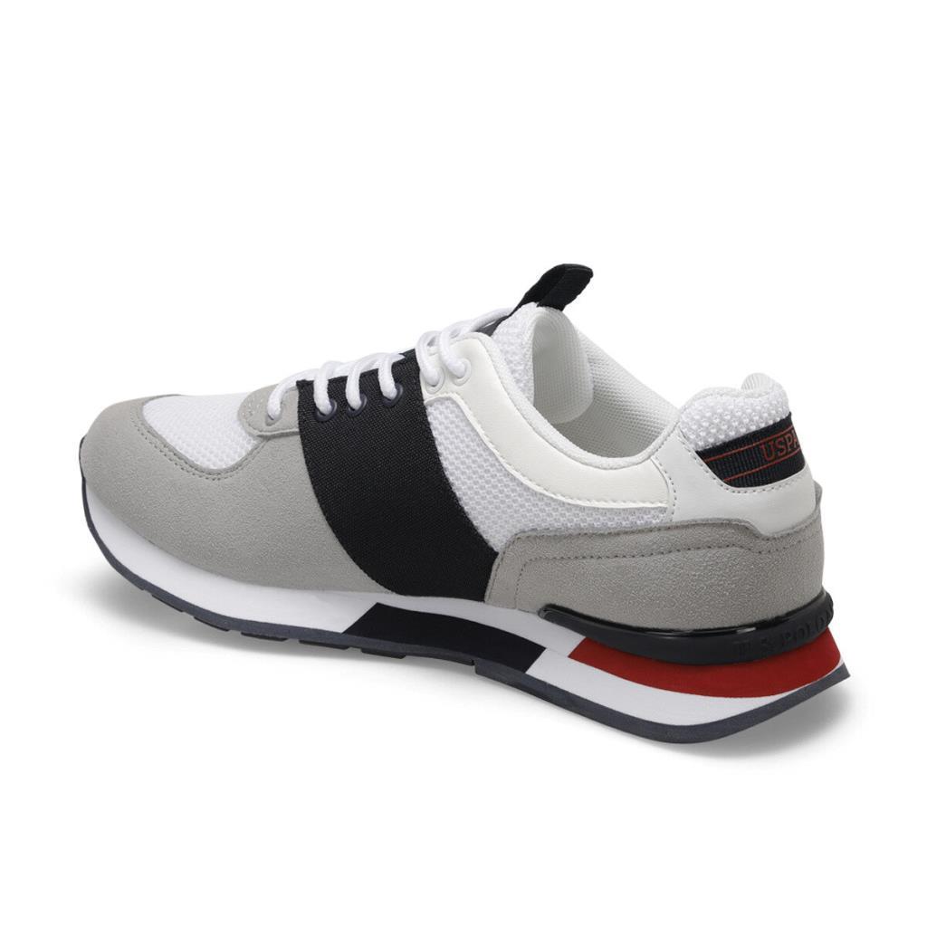 U.S.Polo Bentley 100489307 Whıte/Grey/Navy Erkek Ayakkabı
