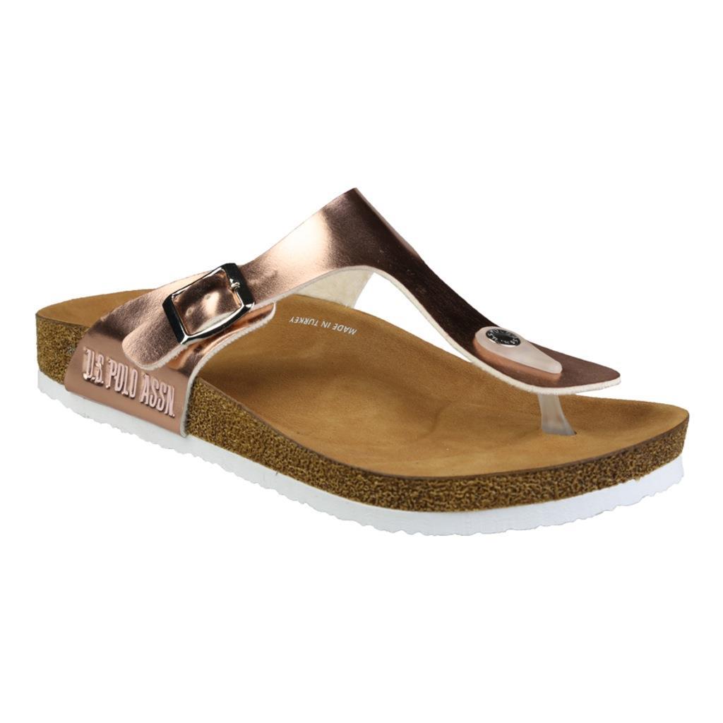 U.S.Polo Bite Bronz 100249722 Parmakarası Bayan Terlik