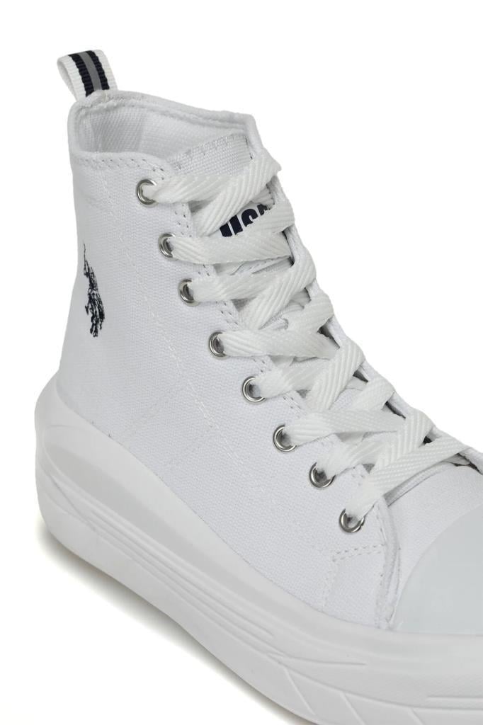 U.S.Polo Clementine Tex 3FX 101299082 White Kadın Spor Ayakkabı