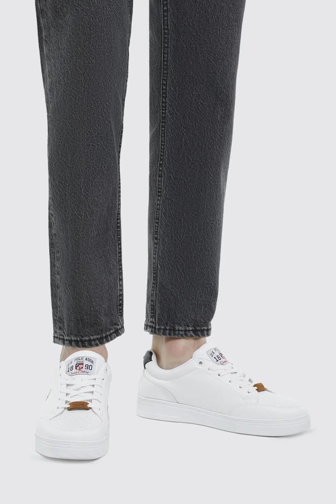 U.S.Polo Noah 3FX 101340216 White Erkek Spor Ayakkabı