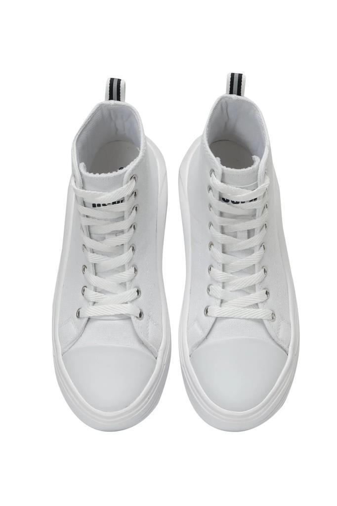 U.S.Polo Clementine Tex 3FX 101299082 White Kadın Spor Ayakkabı