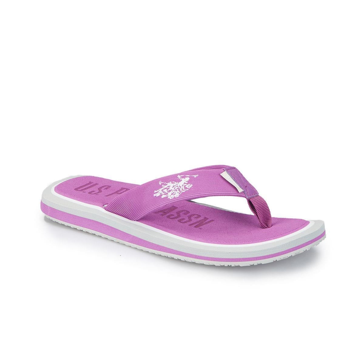 U.S.Polo Vitus 100250313 Mor Parmak Arası Bayan Terlik