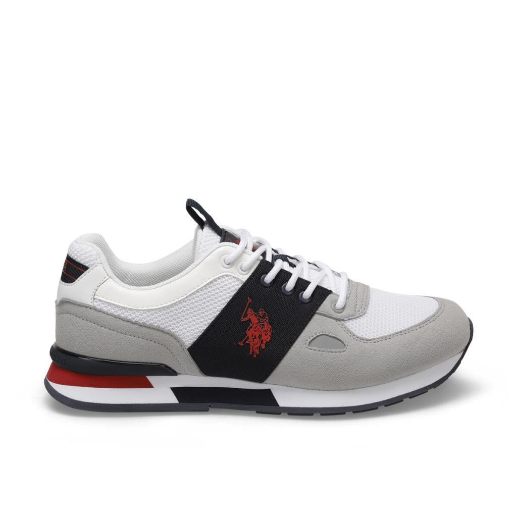 U.S.Polo Bentley 100489307 Whıte/Grey/Navy Erkek Ayakkabı