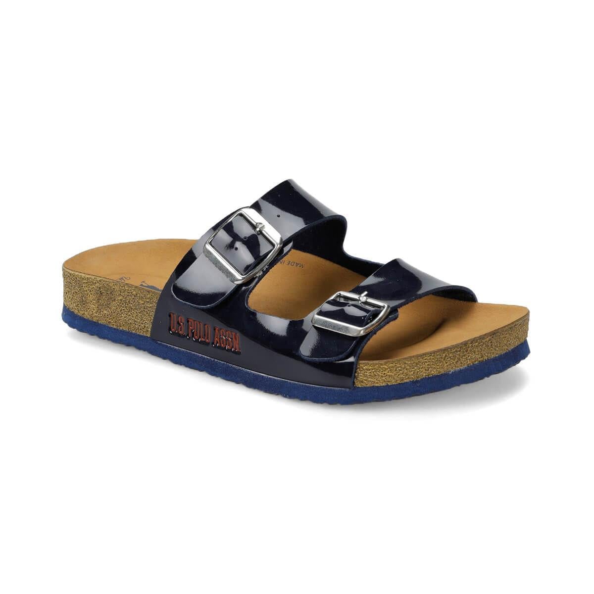 U.S.Polo Mendy100249689 Navy Çift Tokalı Bayan Terlik