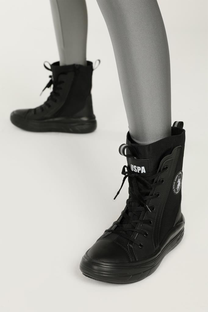 U.S. Polo 10105901 Mia 1PR Black Kadın Bot