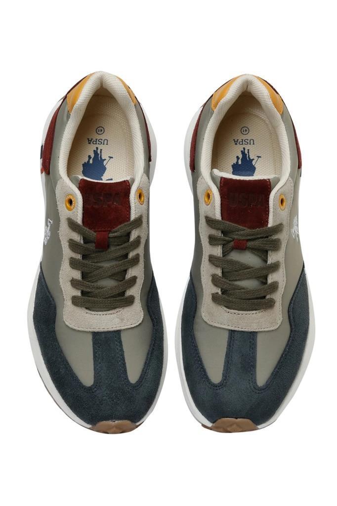 U.S.Polo Assn. Cooper Multi 3FX 101340149 Olive Erkek Spor Ayakkabı