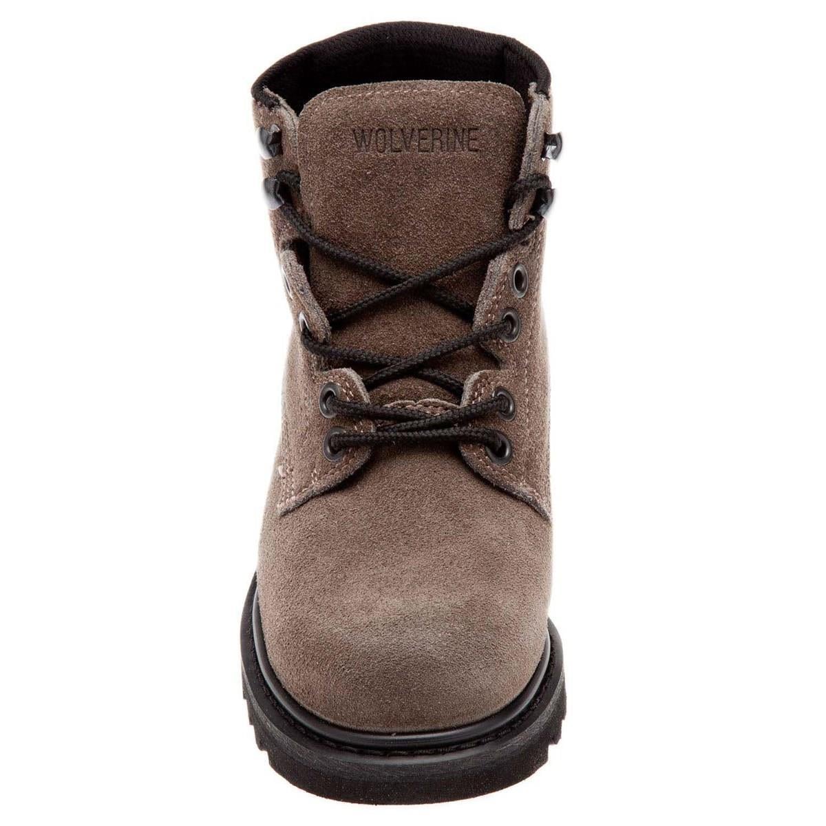 Wolverine Badlands 6 Grey Nubuk Erkek Bot
