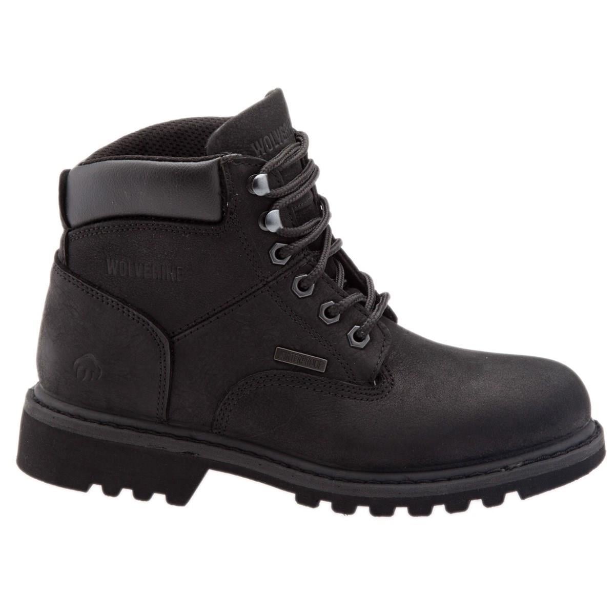 Wolverine Merlot Waterproof Black Crazy Deri Erkek Bot