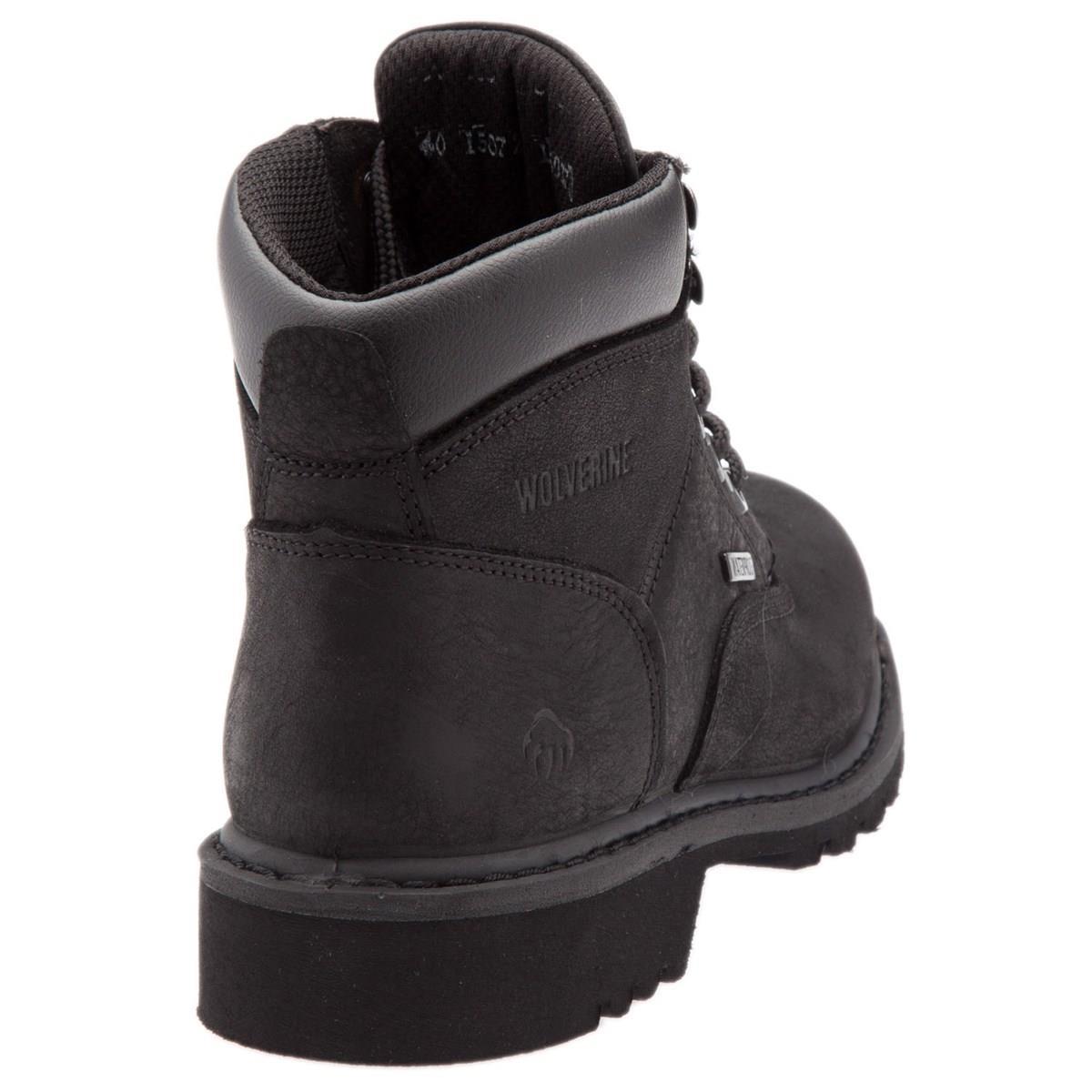 Wolverine Merlot Waterproof Black Crazy Deri Erkek Bot