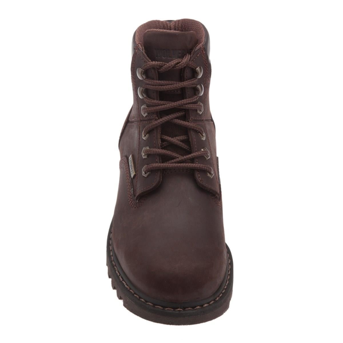 Wolverine Merlot Waterproof Brown Crazy Deri Erkek Bot