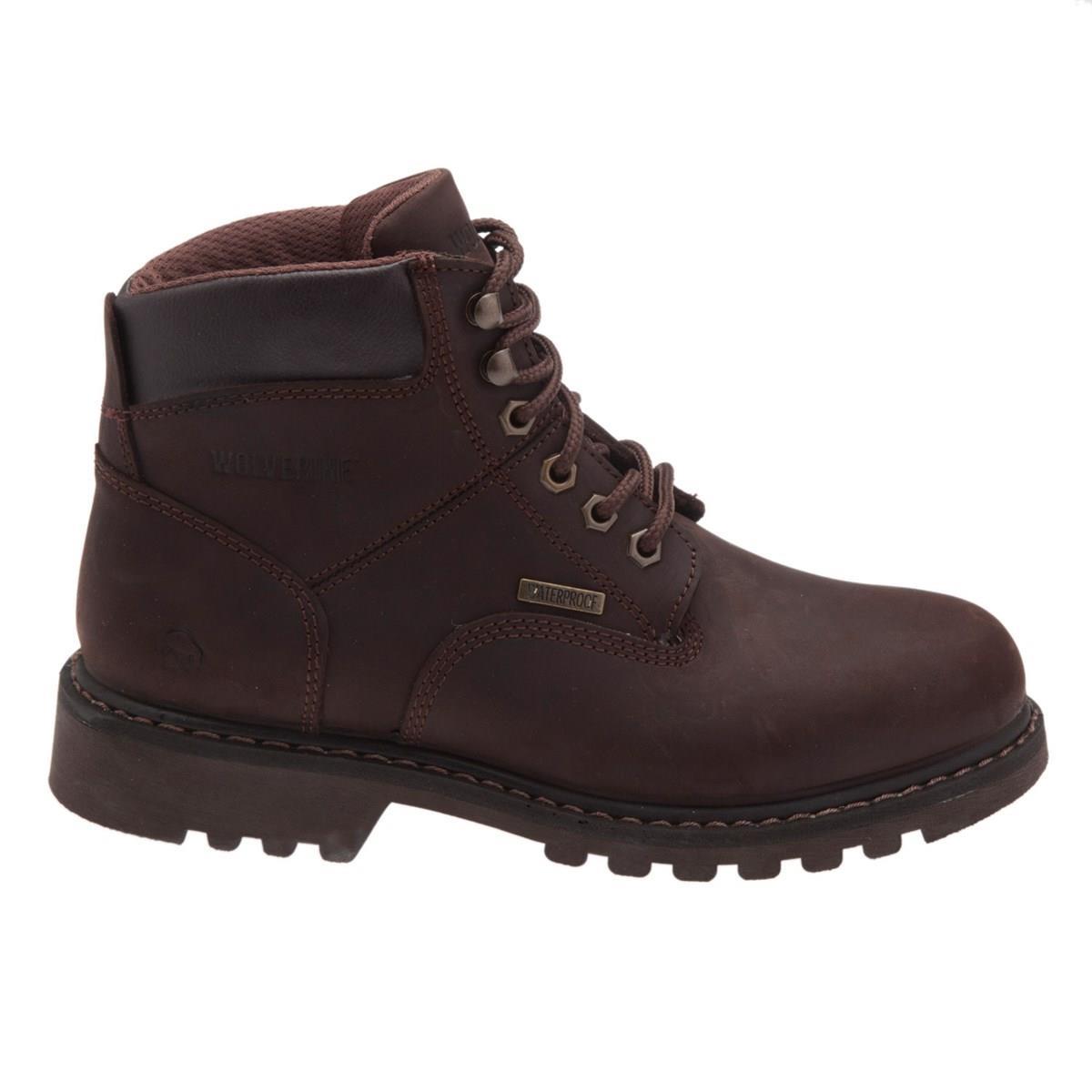 Wolverine Merlot Waterproof Brown Crazy Deri Erkek Bot