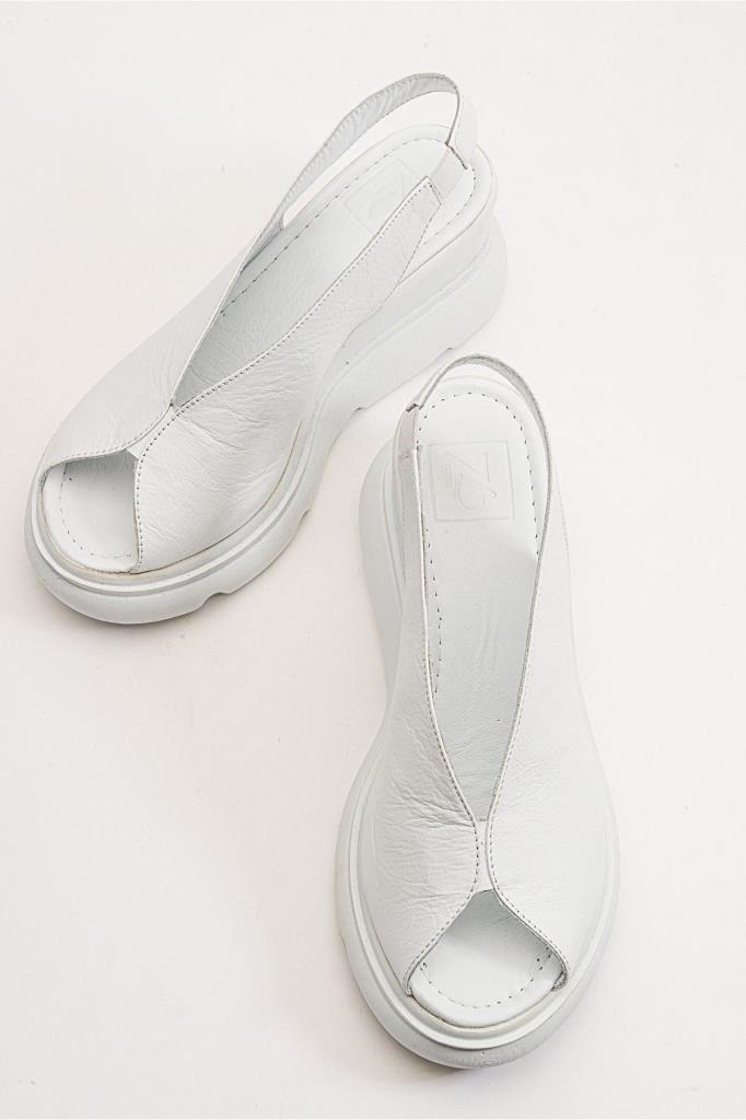 Zeyn Shoes 7672 Beyaz Kadın Ayakkabı