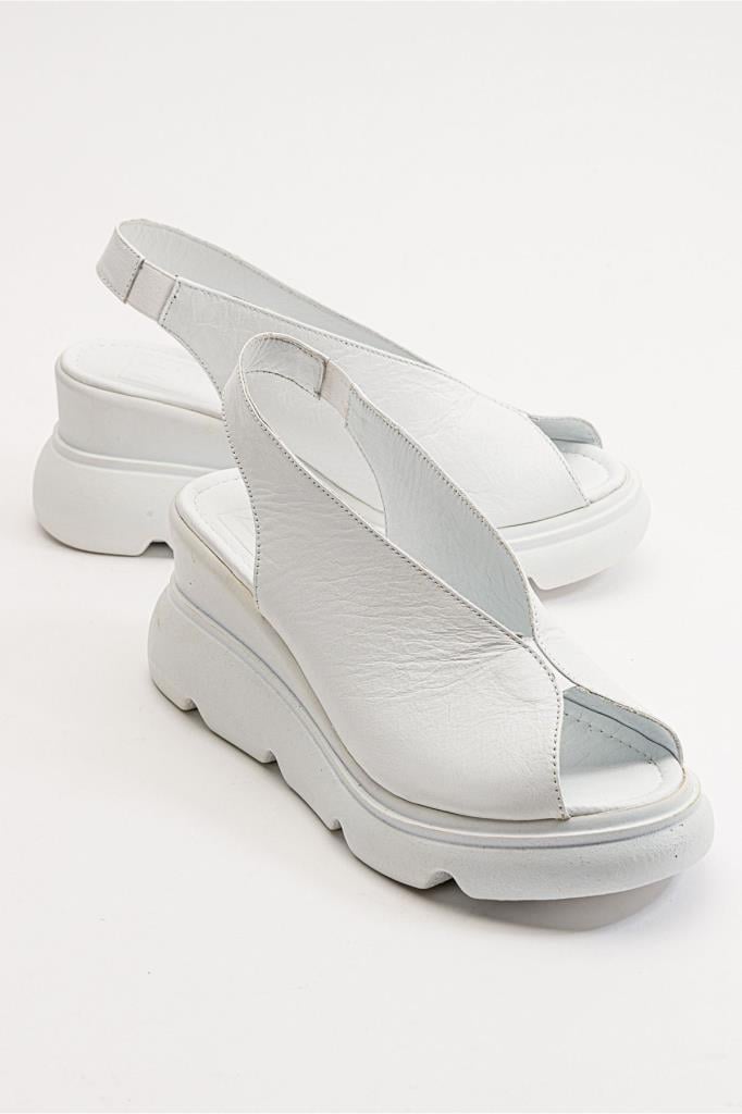 Zeyn Shoes 7672 Beyaz Kadın Ayakkabı