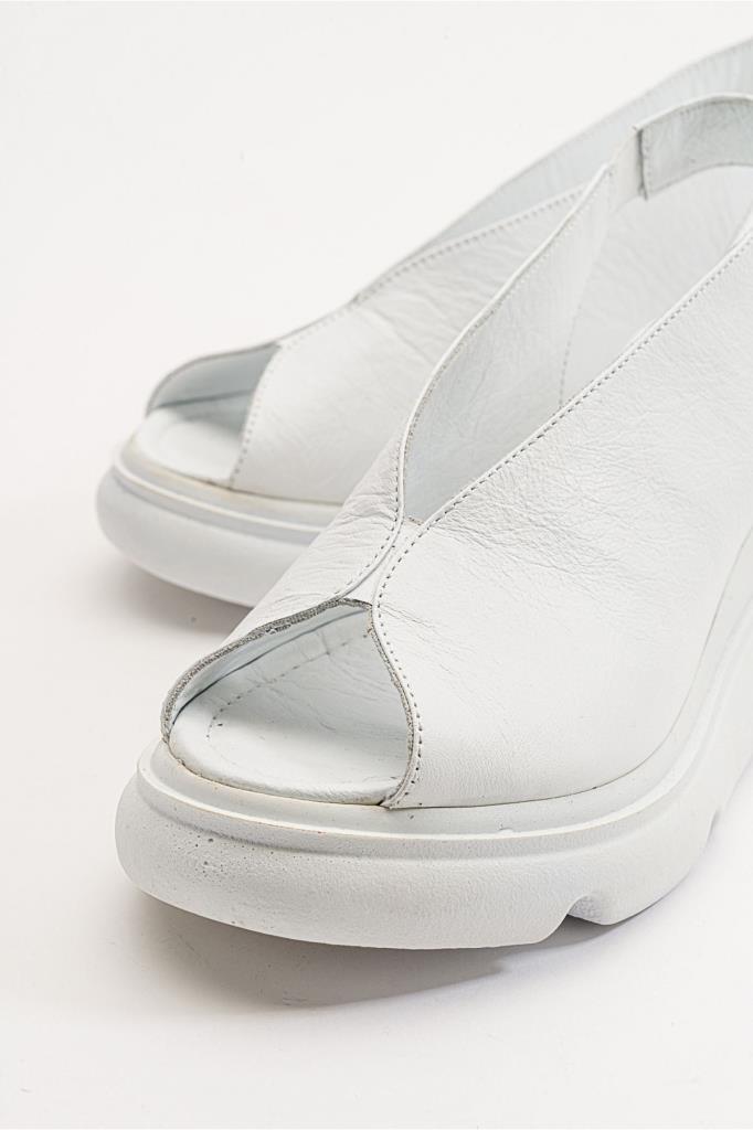 Zeyn Shoes 7672 Beyaz Kadın Ayakkabı