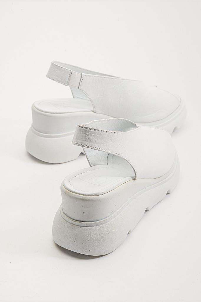 Zeyn Shoes 7672 Beyaz Kadın Ayakkabı