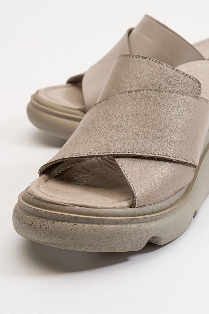 Zeyn Shoes 7673 Gri Kadın Terlik