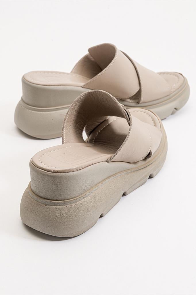 Zeyn Shoes 7673 Gri Kadın Terlik