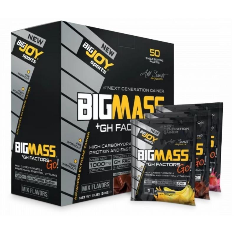 BigJoy BigMassGo GH Factors 50 Servis 5 kg Mix4 kg - 7 kg - Gainer