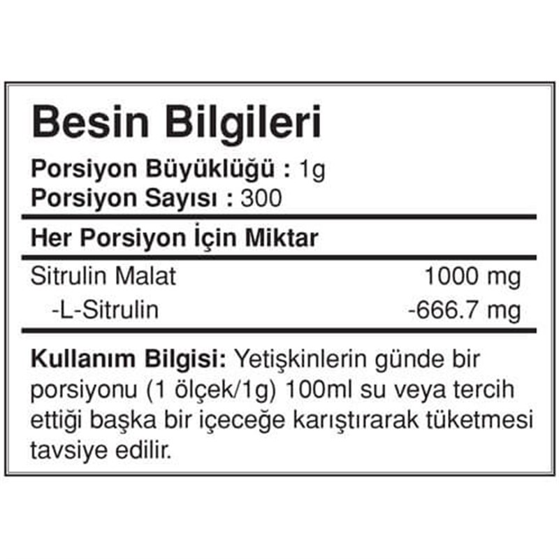 Bigjoy Citrulline Malate 300 grCitruline