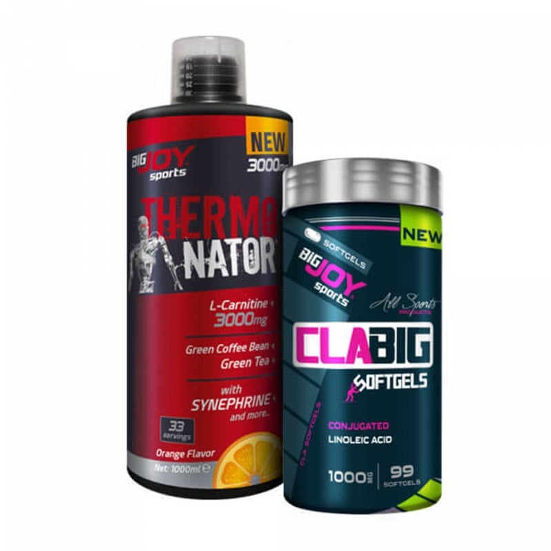 Bigjoy Thermonator 1000ml+CLAbig 1000mg 99 KapsülL-Karnitin (L-Carnitine)