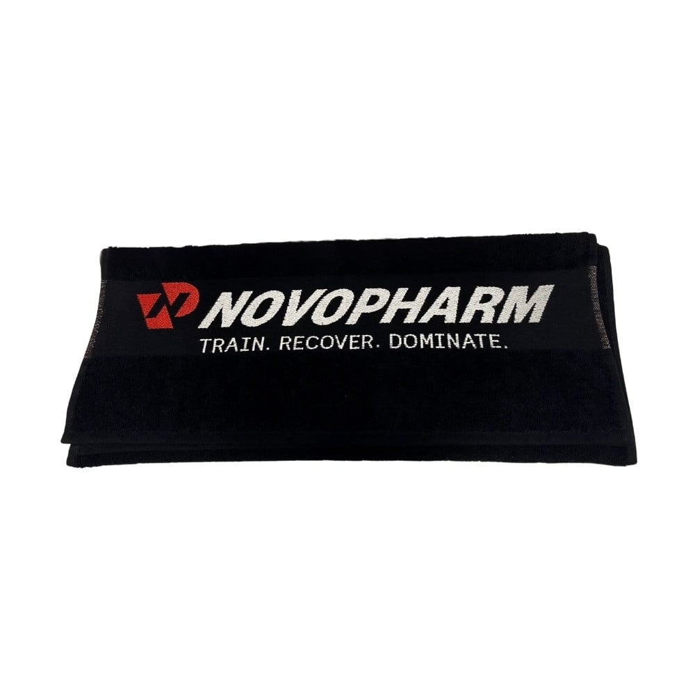 Novopharm Antrenman Havlusu Siyah 50x90 cm PamukAntrenman Havlusu